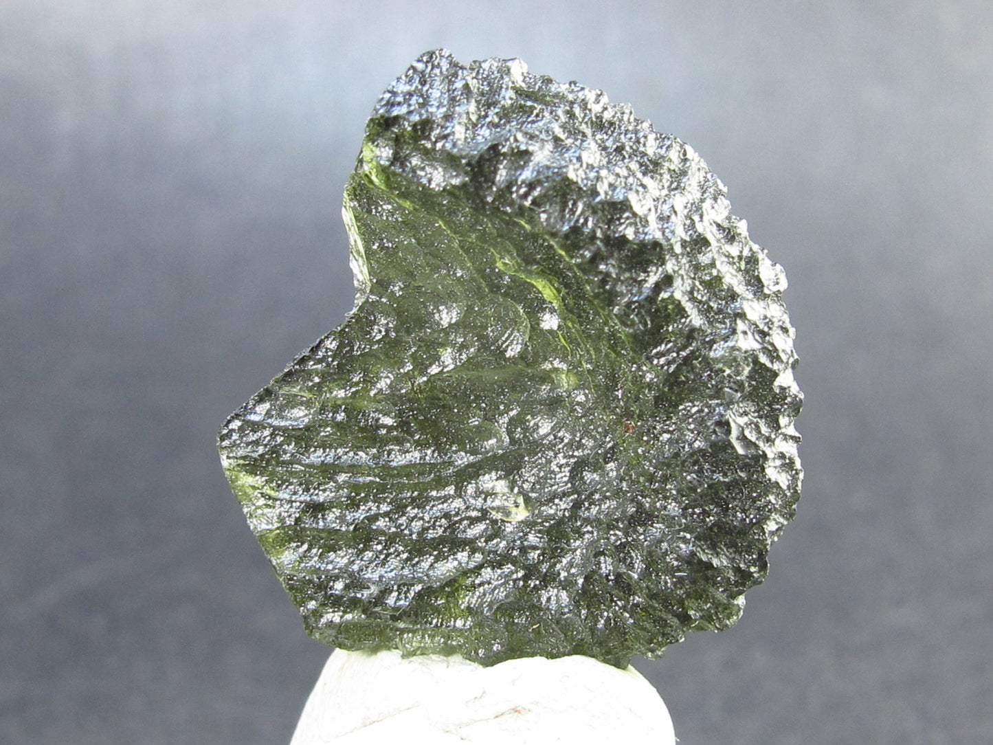 Moldavite Tektite Raw Piece from Czech Republic - 1.0" - 21.50 Carats - 4.30 Grams