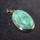 Rare Variscite Sterling Silver Pendant from Utah - 1.3" - 6.52 Grams