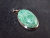 Rare Variscite Sterling Silver Pendant from Utah - 1.3" - 6.52 Grams