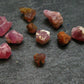 Rare Lot of 10 Pezzottaite Pink Beryl Crystals from Madagascar - 12.85 Carats