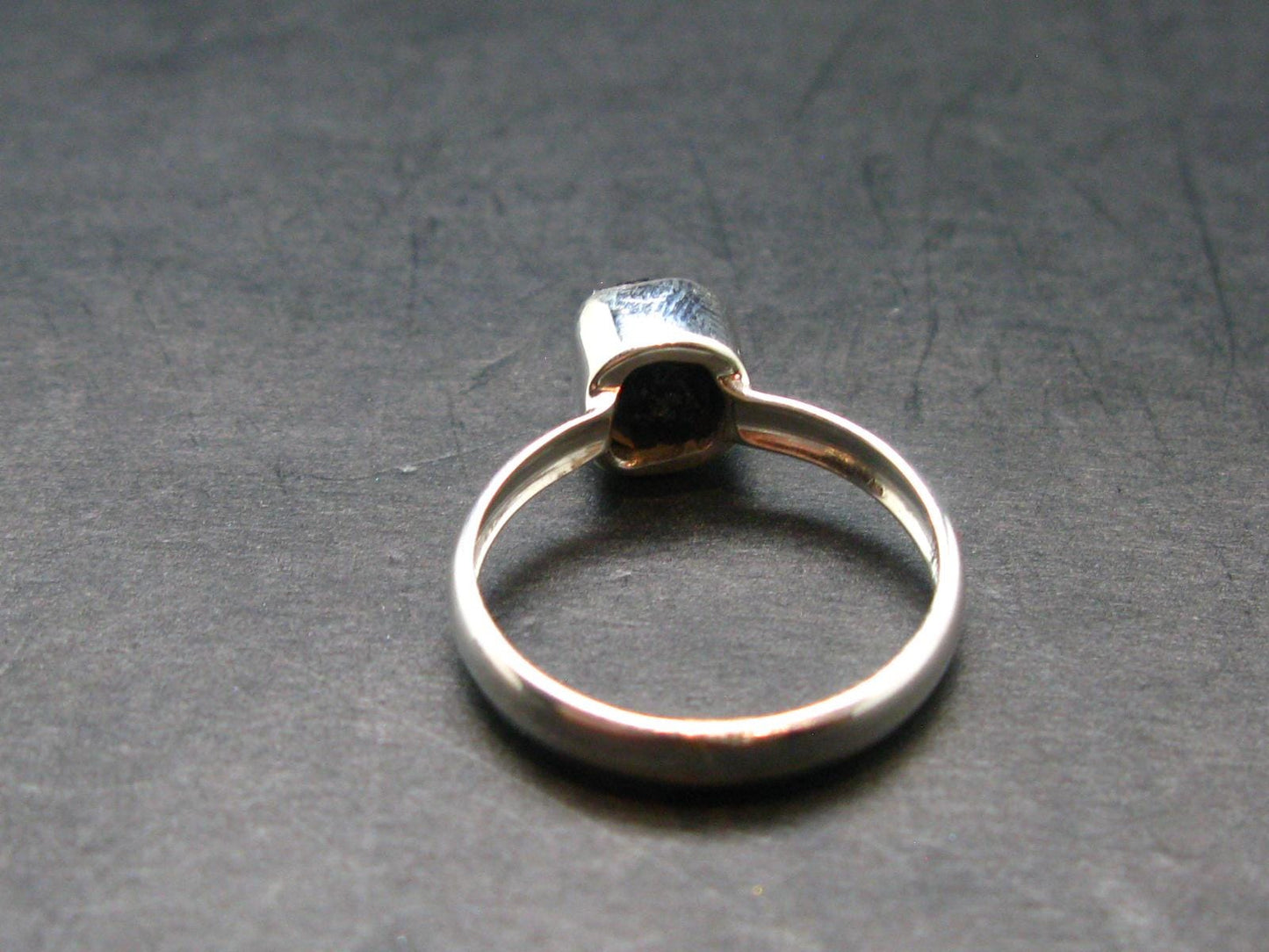 Terminated Brookite Crystal Silver Ring From Arkansas - Size 7 - 2.12 Grams