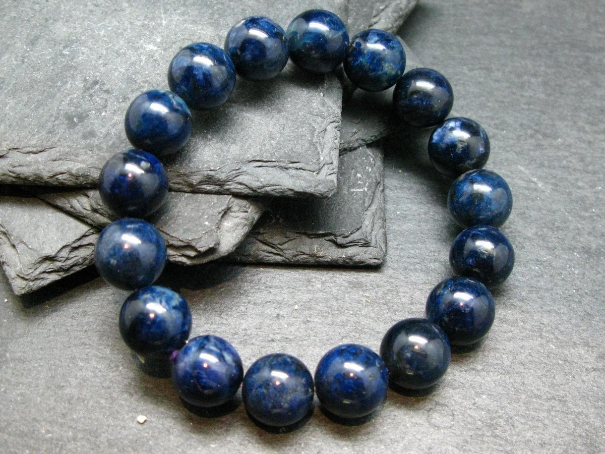Richterite Genuine Bracelet ~ 7 Inches ~ 12mm Round Beads