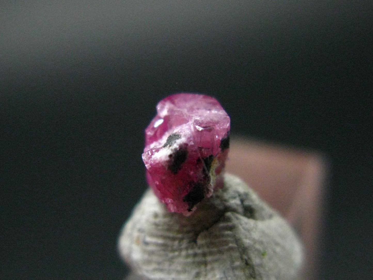 Nice Rare Gem Bixbite Red Emerald Beryl Crystal From Utah USA - 0.39 Carats