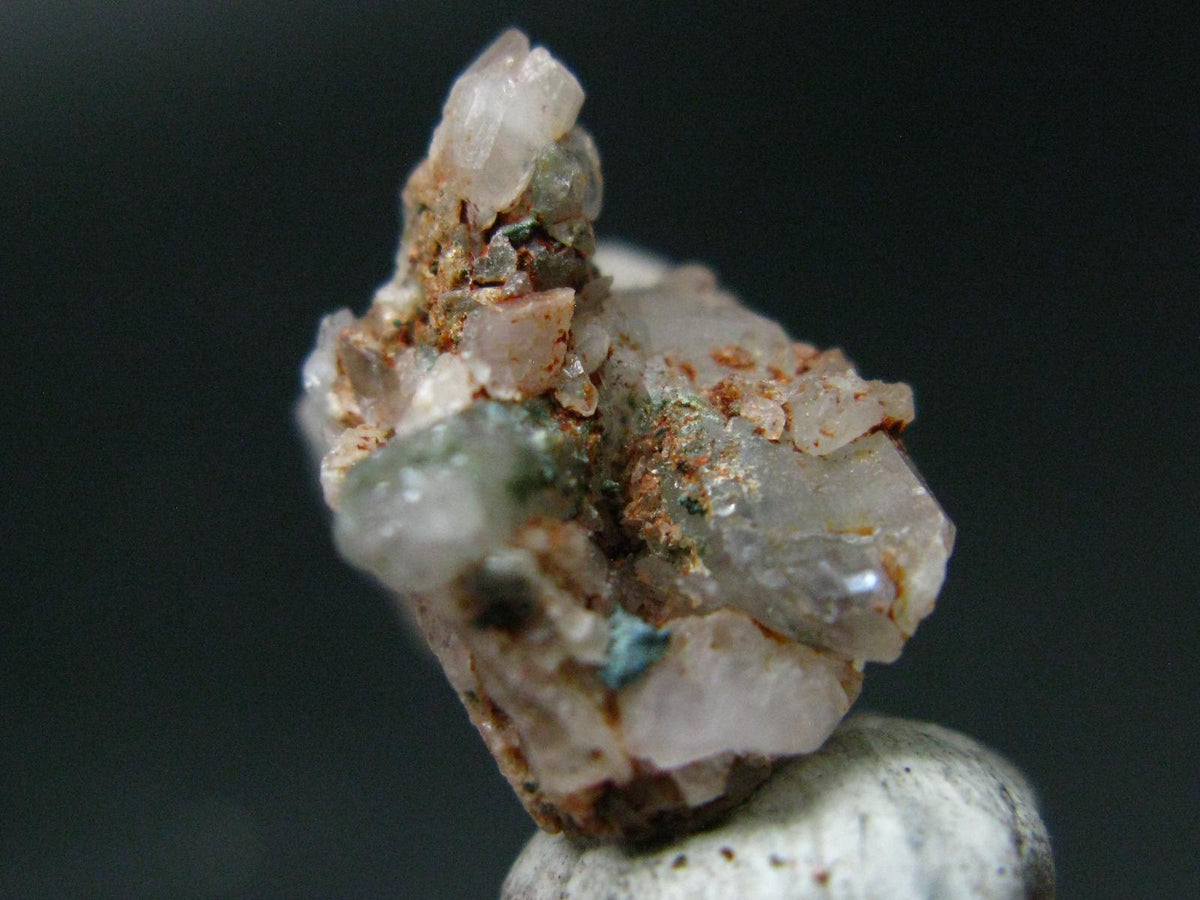 Ajoite In Quartz Crystal From South Africa - 0.6" - 18.80 Carats