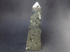 Pyrite Crystal Obelisk Pyramid from Peru - 4.4" - 315 Grams