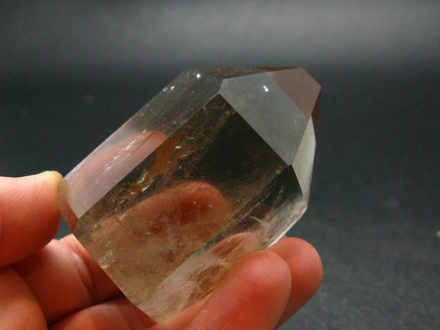 Fine Smoky Quartz Polished Stone From Brazil - 2.4" - 120.55 Grams
