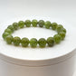 Natural Peridot Beaded Bracelet | August Birthstone, Healing Crystals