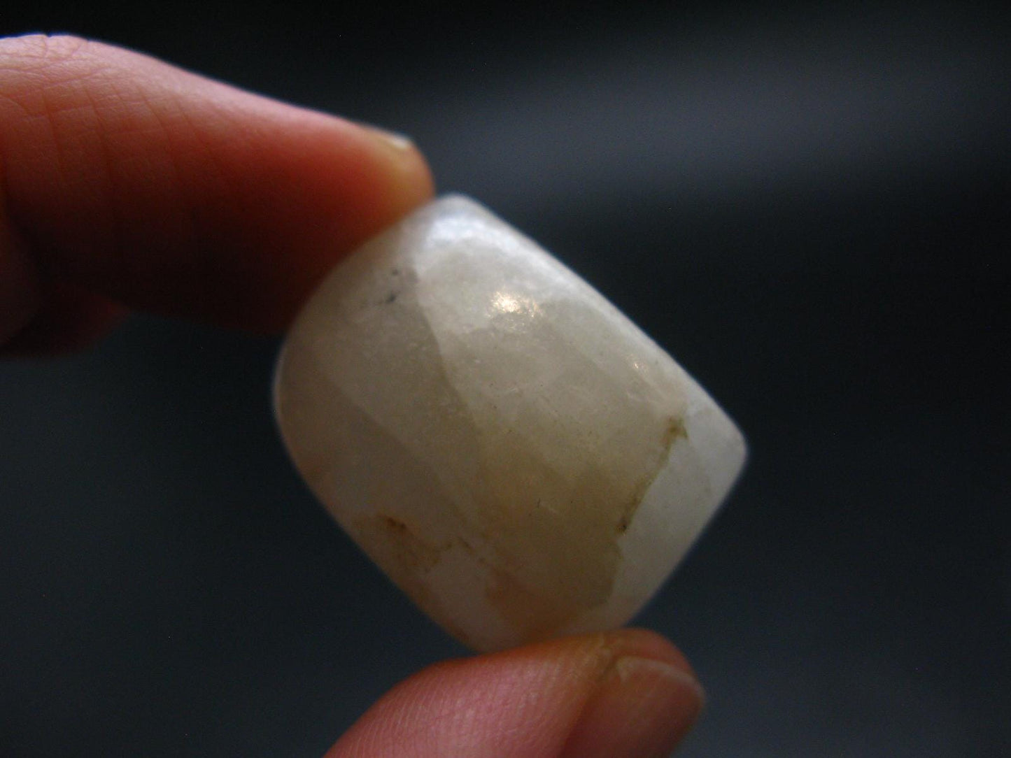 Rare Cryolite Tumbled Stone From Greenland - 0.9" - 14.75 Grams