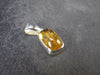 Imperial Topaz Crystal Silver Pendant from Brazil - 0.8" - 2.22 Grams