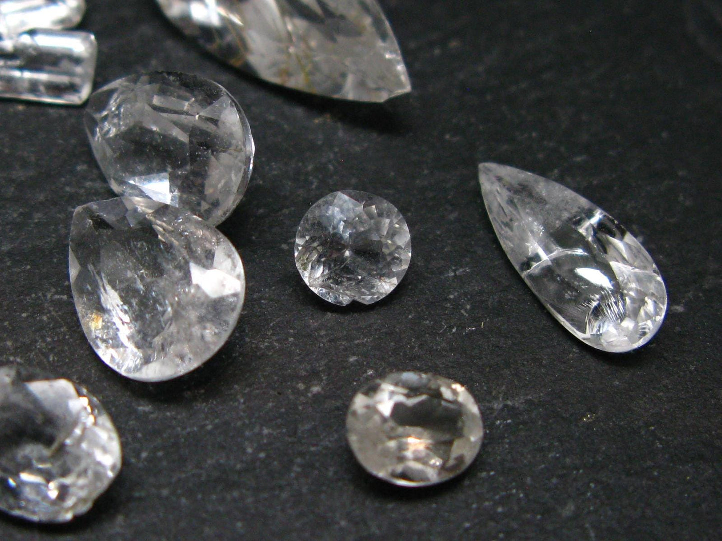 Lot of 15 Gem Phenacite Phenakite Chipped Cut Stones From Nigeria - 29.09 Carats