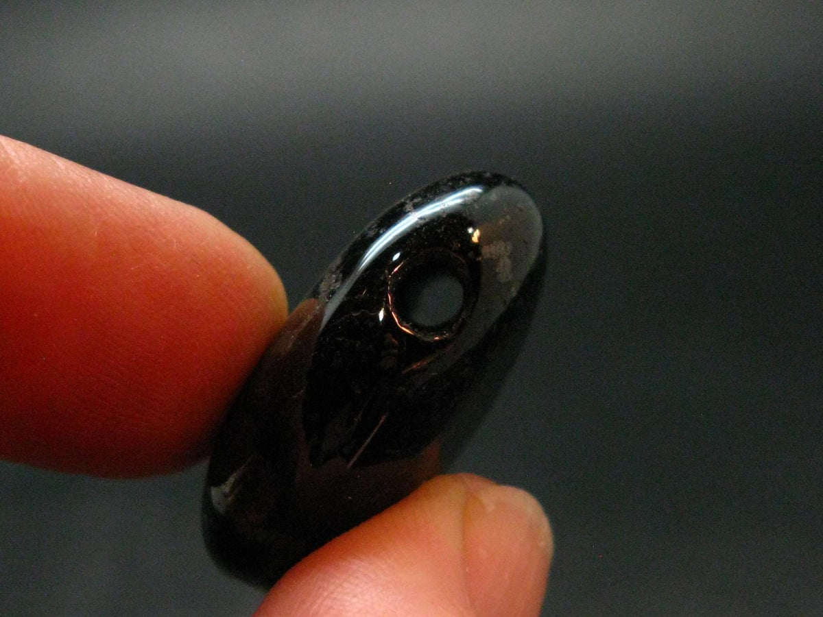 Nuumite Nuummite Metal Free Pendant From Greenland - 1.0" - 11.0 Grams