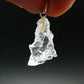 Goshenite Beryl Crystal 925 Silver Pendant From Brazil - 1.1" - 1.59 Grams