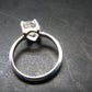 Fine Clear Natural Herkimer Diamond Silver Ring From New York - Size 5 - 2.06 Grams