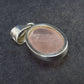 Symbol of Love and Beauty!! Natural Rose Quartz Pendant In 925 Silver From Brazil - 1.4" - 6.7 Grams