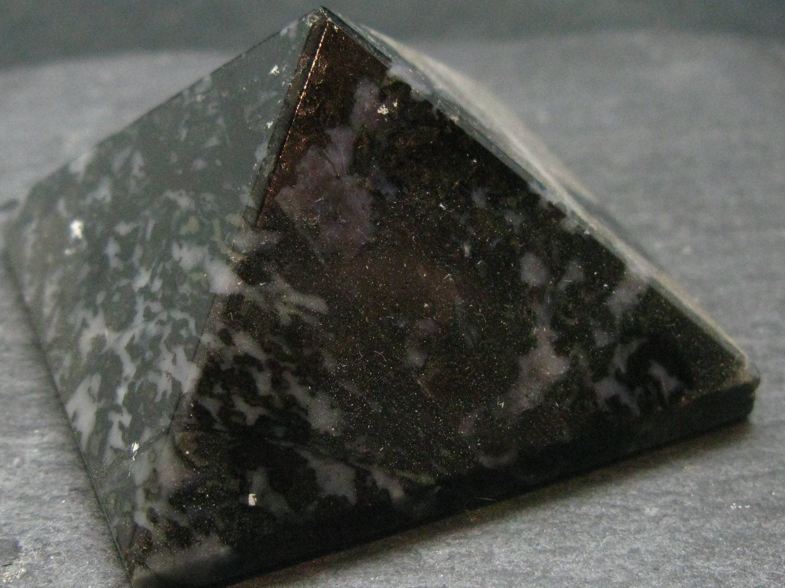 Merlinite Pyramid Rare Mystic Merlinite Pyramid from Indian Ocean - 1.7