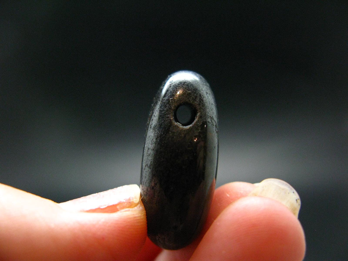 Rare ISUA Stone Metal Free Pendant From Greenland - 1.2" - 17.04 Grams
