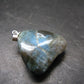 Very Rare Dianite (Blue Jade) Silver Pendant From Russia - 1.1"