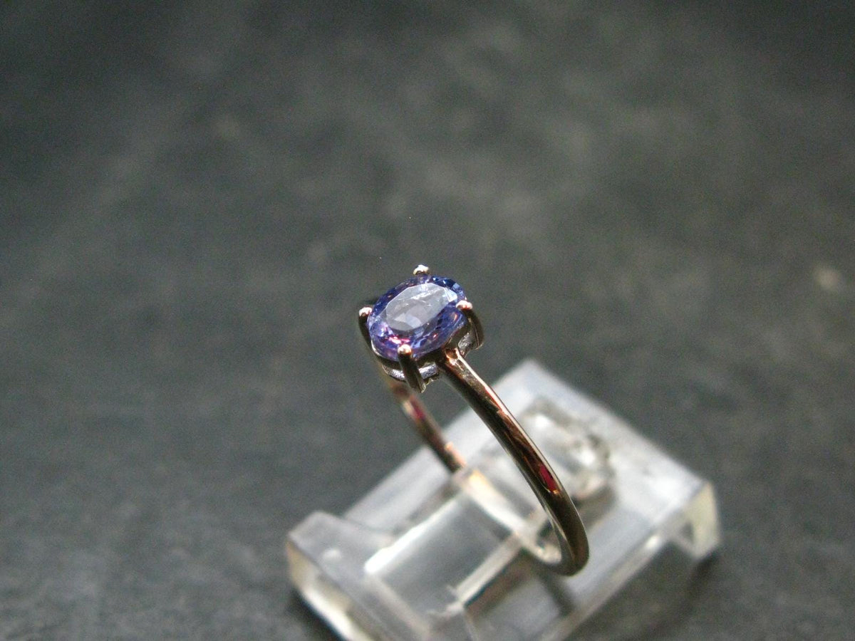 Tanzanite (Zoisite) Sterling Silver Ring - 1.04 Grams - Size 6