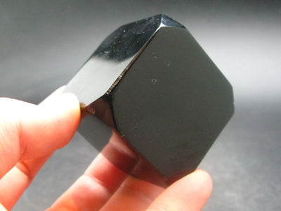 Black Obsidian Polished Stone From Mexico - 1.5"