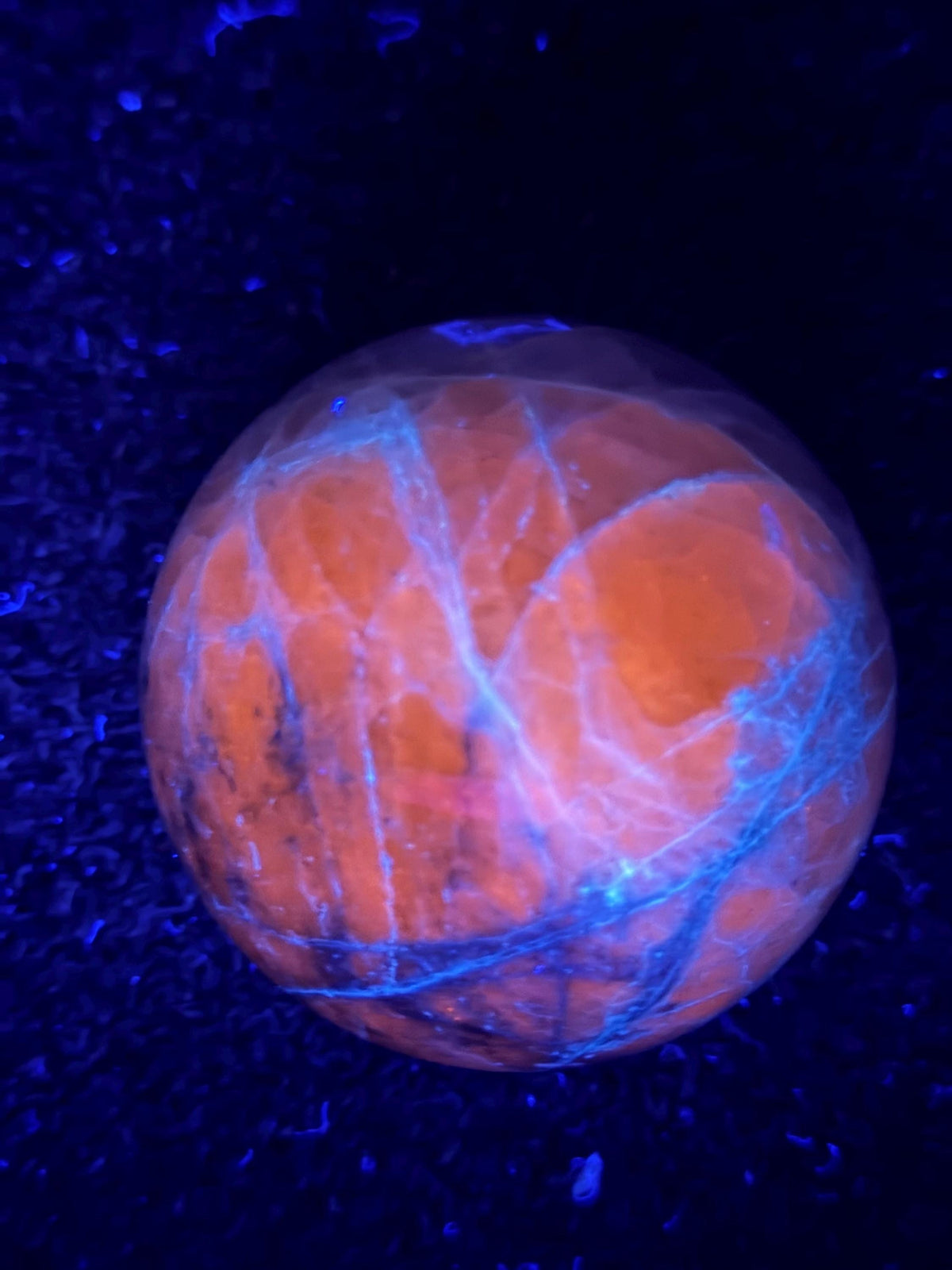 Rare Hackmanite Sphere Ball from Russia - 2.8" - 425.75 Grams
