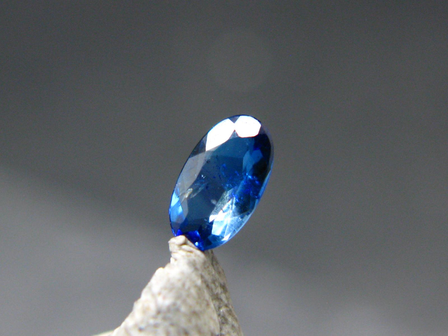 Rare Lazulite Cut Stone from Canada - 0.15 Carats - 5x3mm