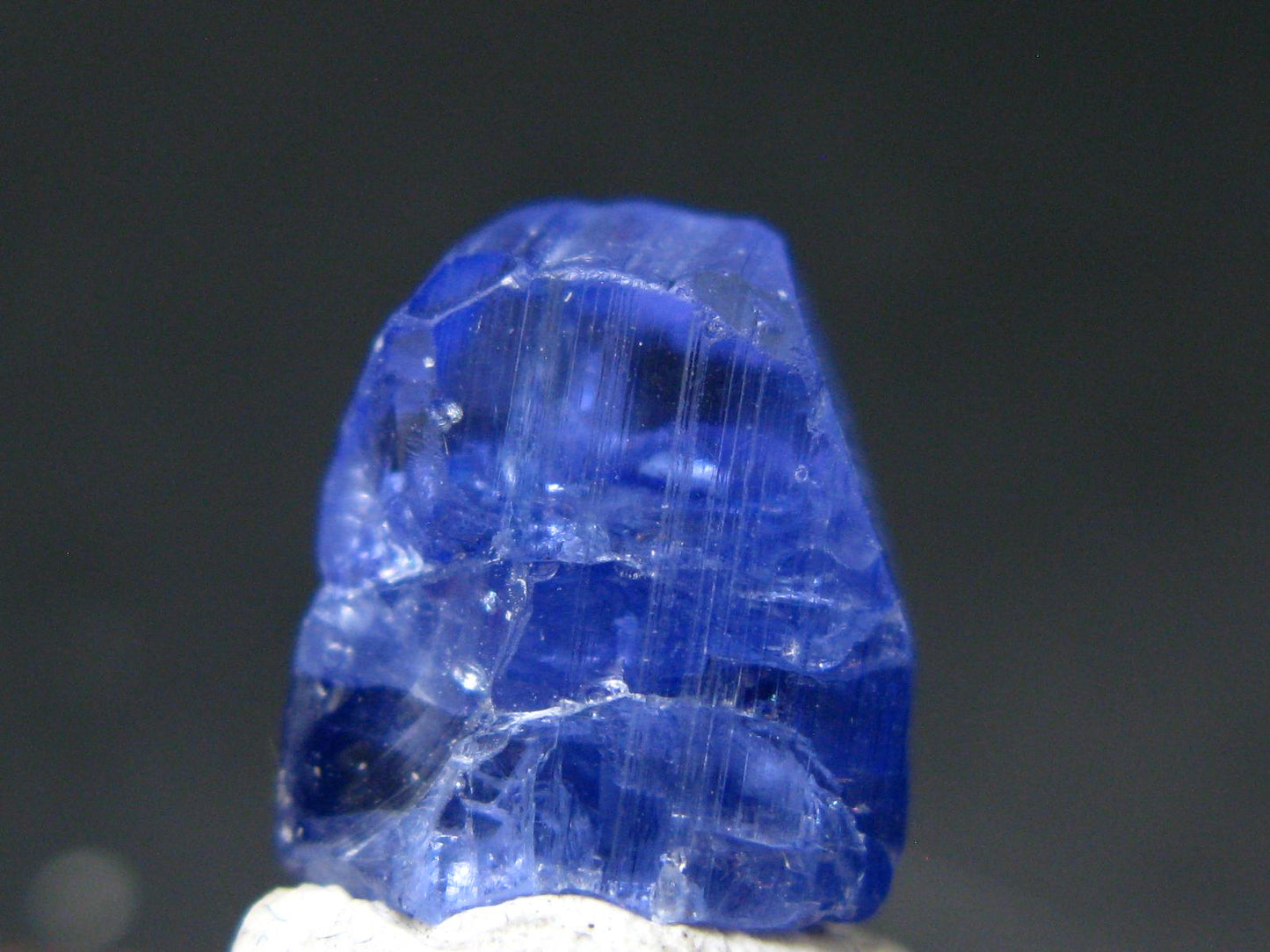 Fine Gem Tanzanite Zoisite Crystal From Tanzania - 10.77 Carats - 0.6"