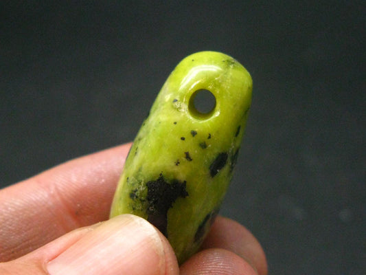 Rare Lizardite Metal Free Pendant From Norway - 1.2" - 13.41 Grams