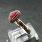 Pezzottaite Crystal Silver Ring From Madagascar - Size 7 - 2.01 Grams