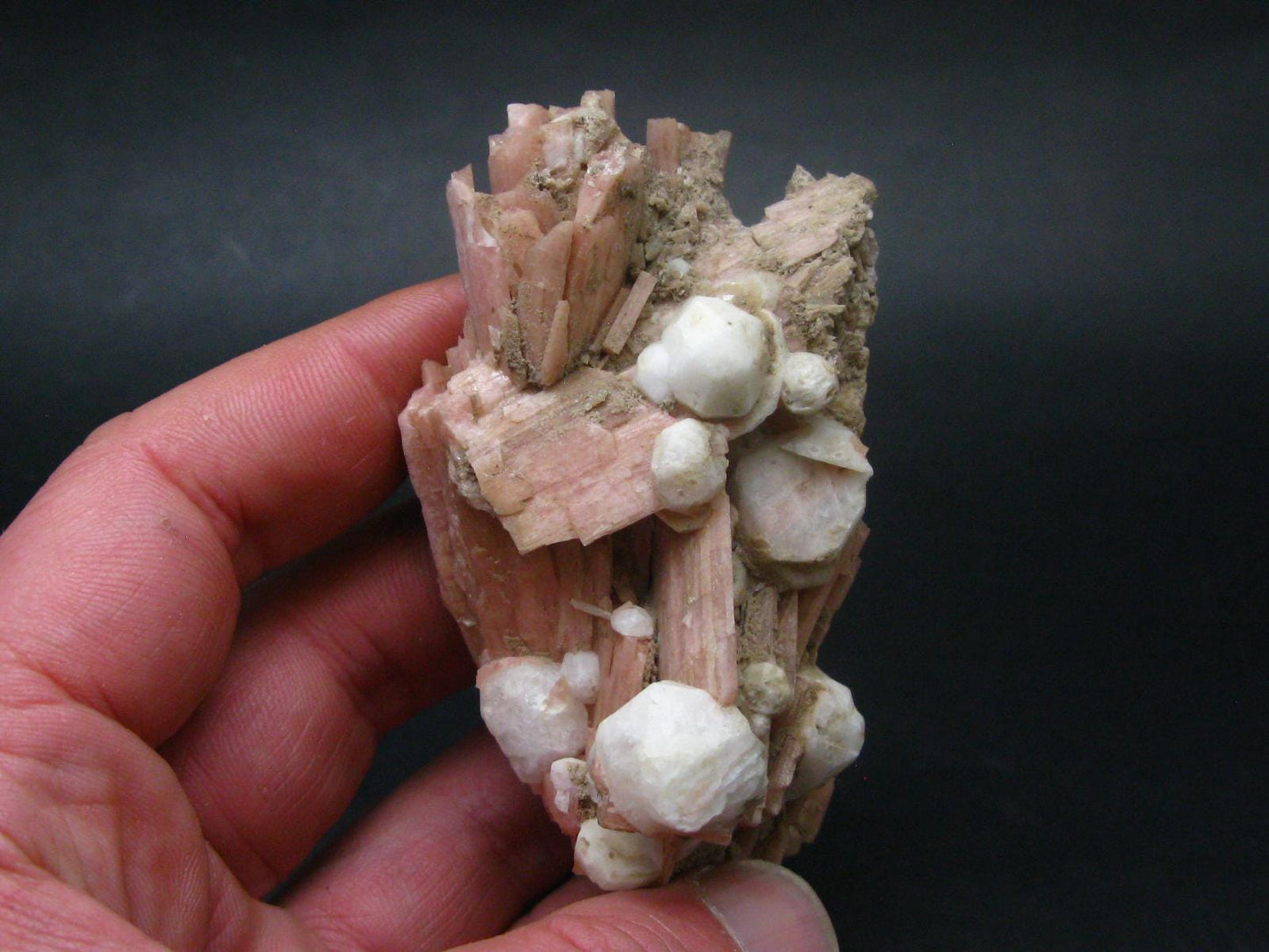Serandite and Analcime Fine Crystal From Canada - 3.3"