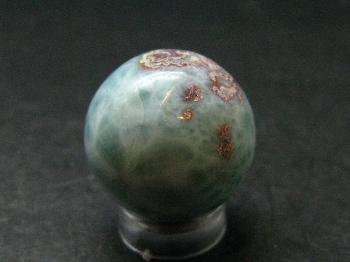 Larimar Sphere From Dominican Republic - 0.9" - 19.09 Grams