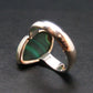 Malachite Silver Ring - 4.77 Grams - Size 5