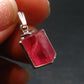 Rhodochrosite Sterling Silver Pendant From Alma Colorado - 0.8" - 2.75 Grams