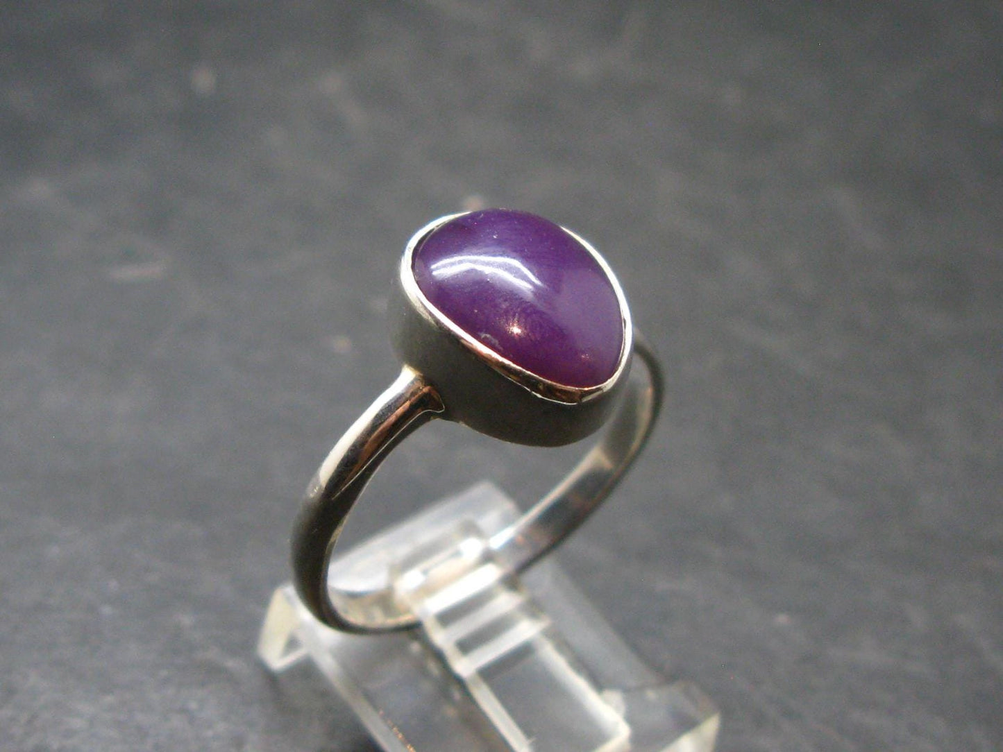 Sugilite Silver Ring From South Africa - 4.20 Grams - Size 10.5