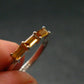 Citrine Sterling Silver Ring - Size 6 - 1.44 Grams