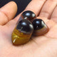 Perfect! Lot of 3 Agate Shiva Eyes from India