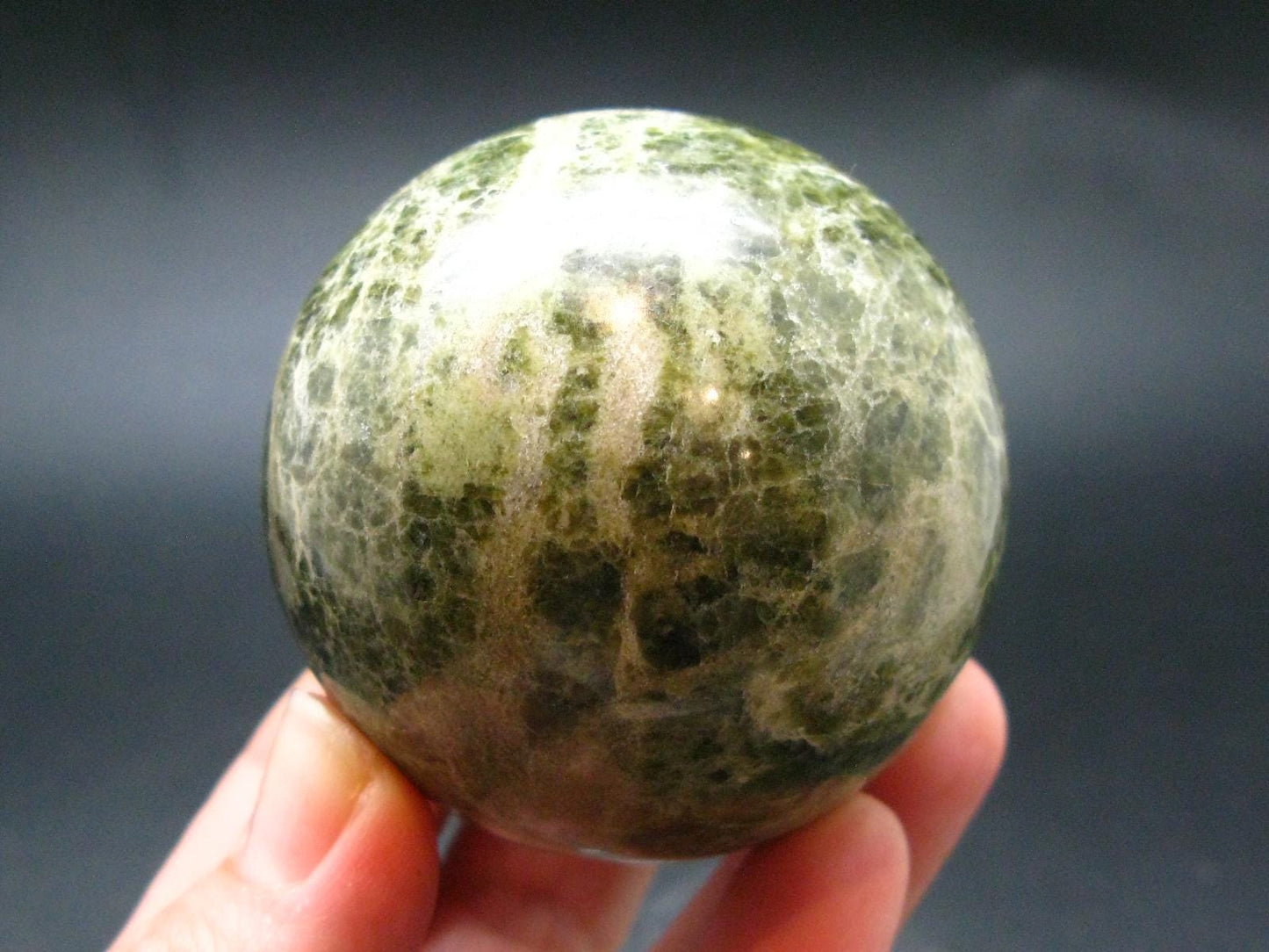 Rare Vesuvianite Idocrase Sphere Ball From India - 2.1" - 273.92 Grams