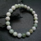 Jade Jadeite Genuine Bracelet ~ 7 Inches ~ 8mm Round Beads