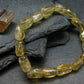 Gem Golden Scapolite Genuine Bracelet ~ 7 Inches ~ 12mm Tumbled Beads
