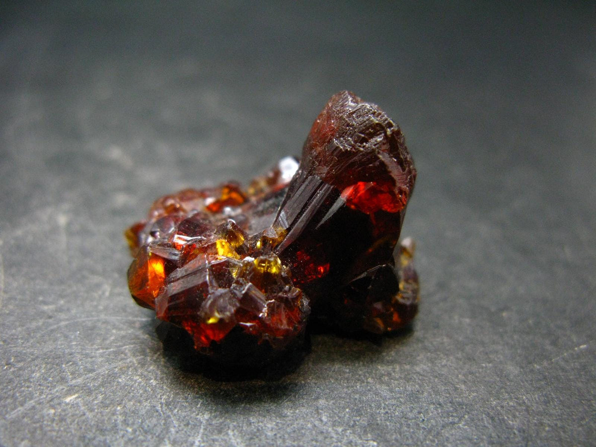 Stunning Fire Red Zincite Zinkite Cluster From Poland - 1.0" - 15.55 Grams