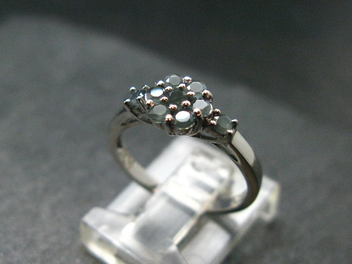 Genuine Alexandrite Gem Silver Ring From Russia - Size 5 - 1.64 Grams