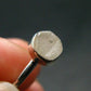 Phenakite Phenacite Crystal Silver Ring From Brazil - Size 6 - 1.78 Grams