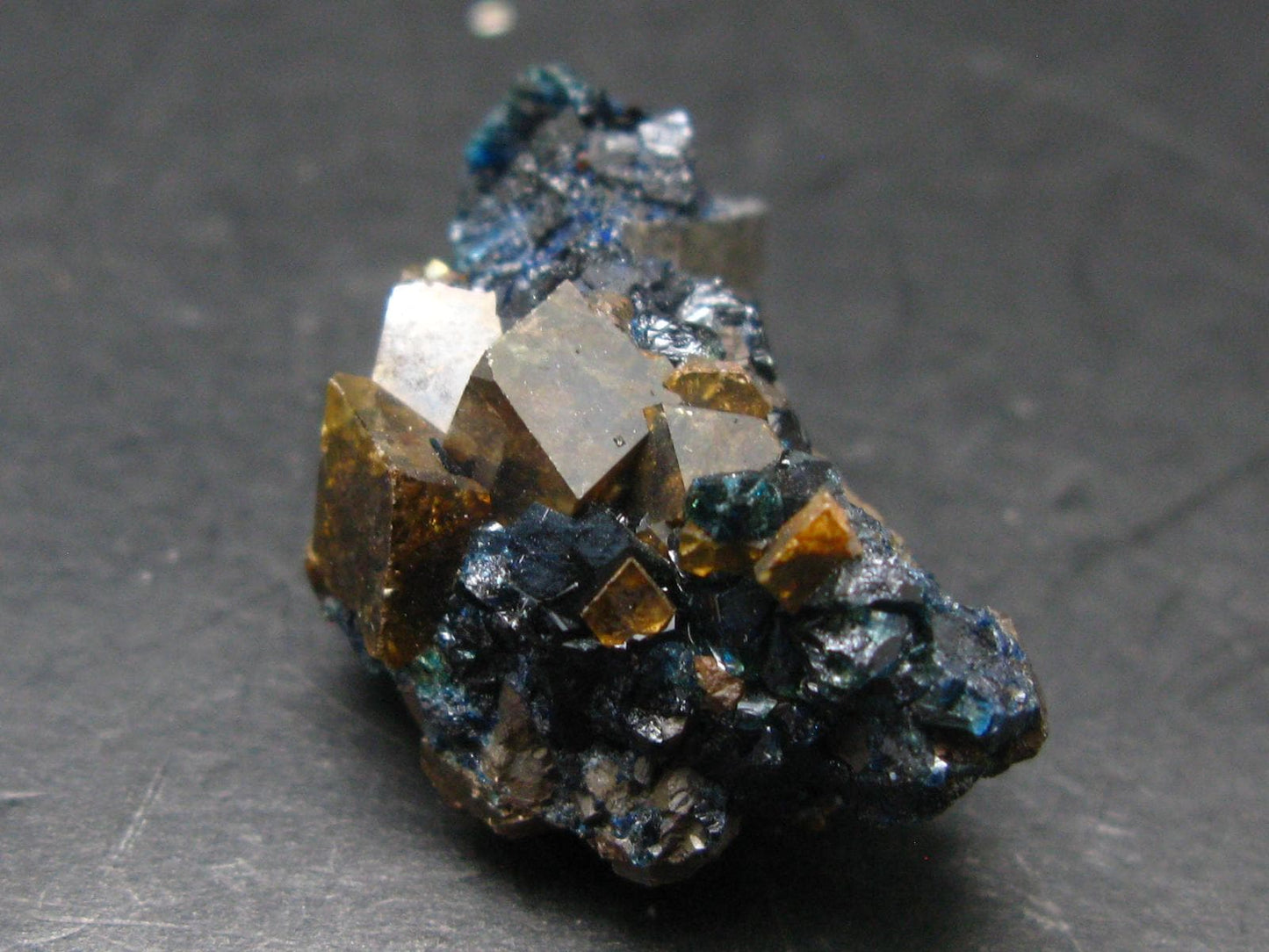 Lazulite & Siderite Cluster From Canada - 1.3" - 14.68 Grams