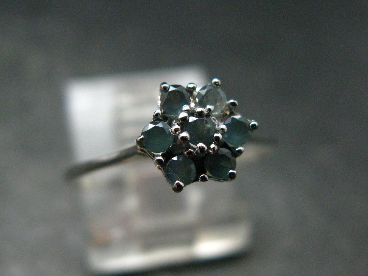 Genuine Alexandrite Gem Silver Ring From Russia - Size 7.5 - 1.17 Grams