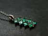 Emerald Silver Pendant W/Chain From Colombia - 2.27 Grams Total