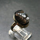 Unpolished Elite Shungite Silver Ring from Russia - Size 8 - 5.35 Grams