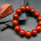 Red Jasper Genuine Bracelet ~ 7 Inches ~ 14mm Round Beads