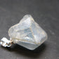 Natural Blue Celestite Celestine 925 Silver Pendant from Madagascar - 0.8" - 5.34 Grams