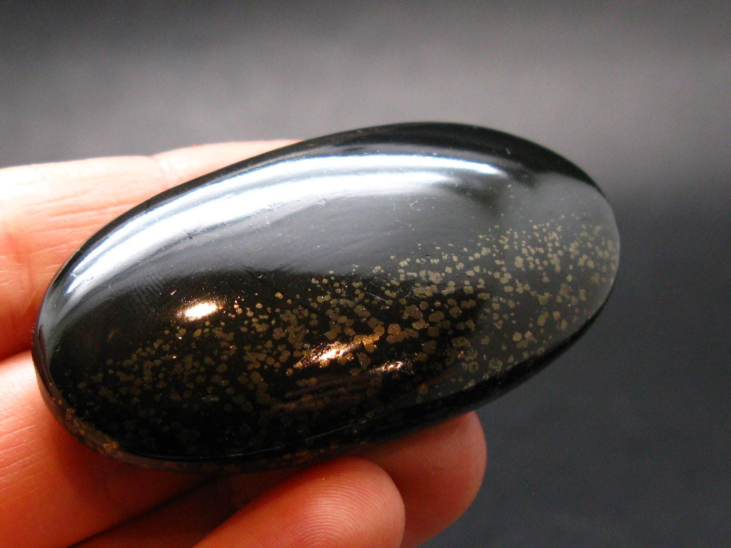 Healers Gold Tumbled Stone From USA - 2.1" - 36.76 Grams