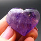 Amazing Natural Amethyst Puffed Heart Shaped from Brazil - 1.1"