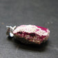 Bixbite Red Emerald Beryl Silver Pendant From Utah USA - 8.0 Carats - 0.8"